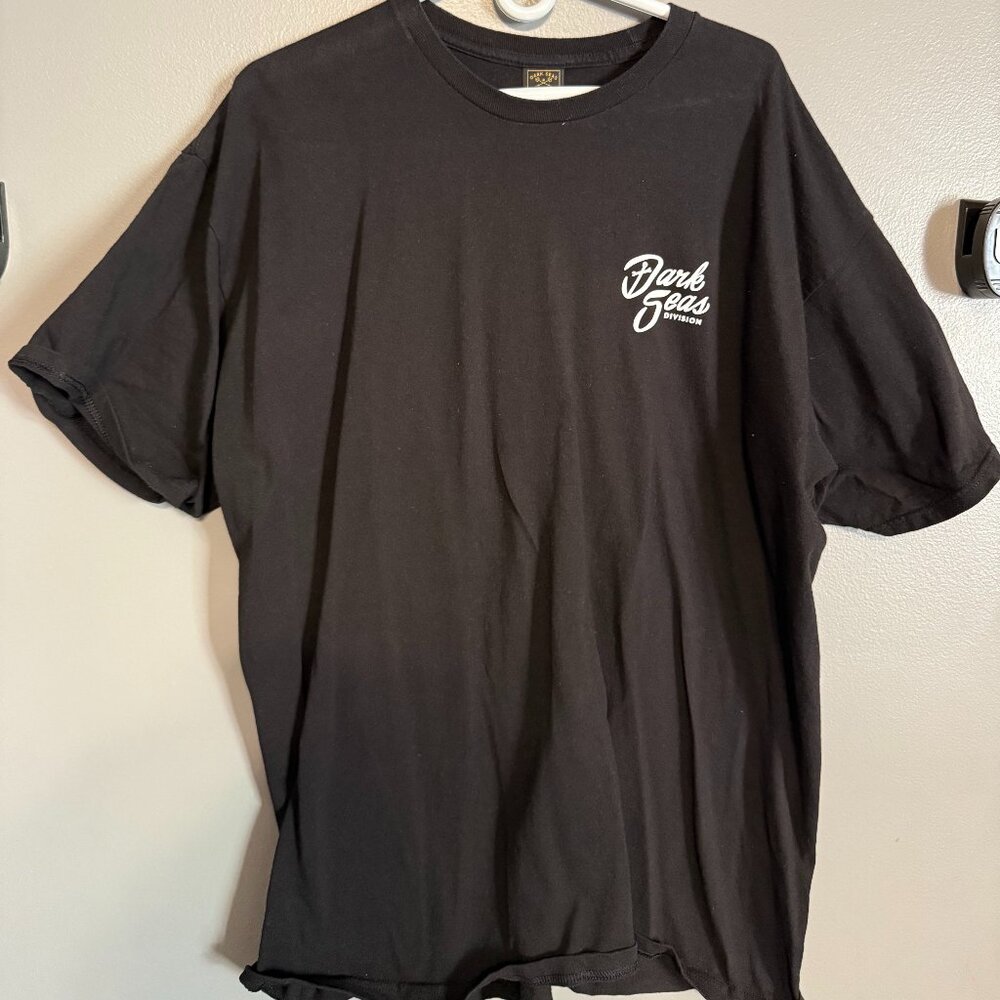 Men's Black size XXL T-shirt Dark Seas Division Octupus